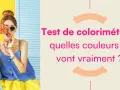 Test de colorimétrie : comment connaitre ses couleurs ? Une jeune femme joue avec une sucette colorée, découvrez quelles couleurs vous vont vraiment.