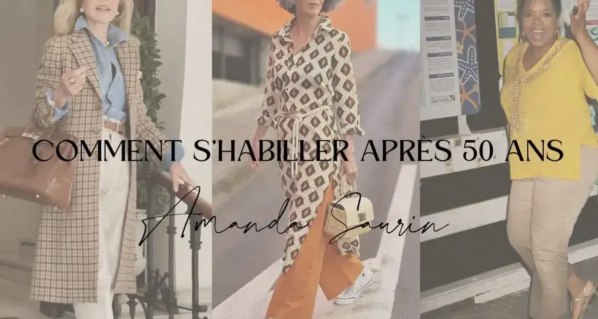 Trois femmes montrent un style vestimentaire femme 50 ans : chic en manteau à carreaux, bohème en robe imprimée, et décontractée en jaune.