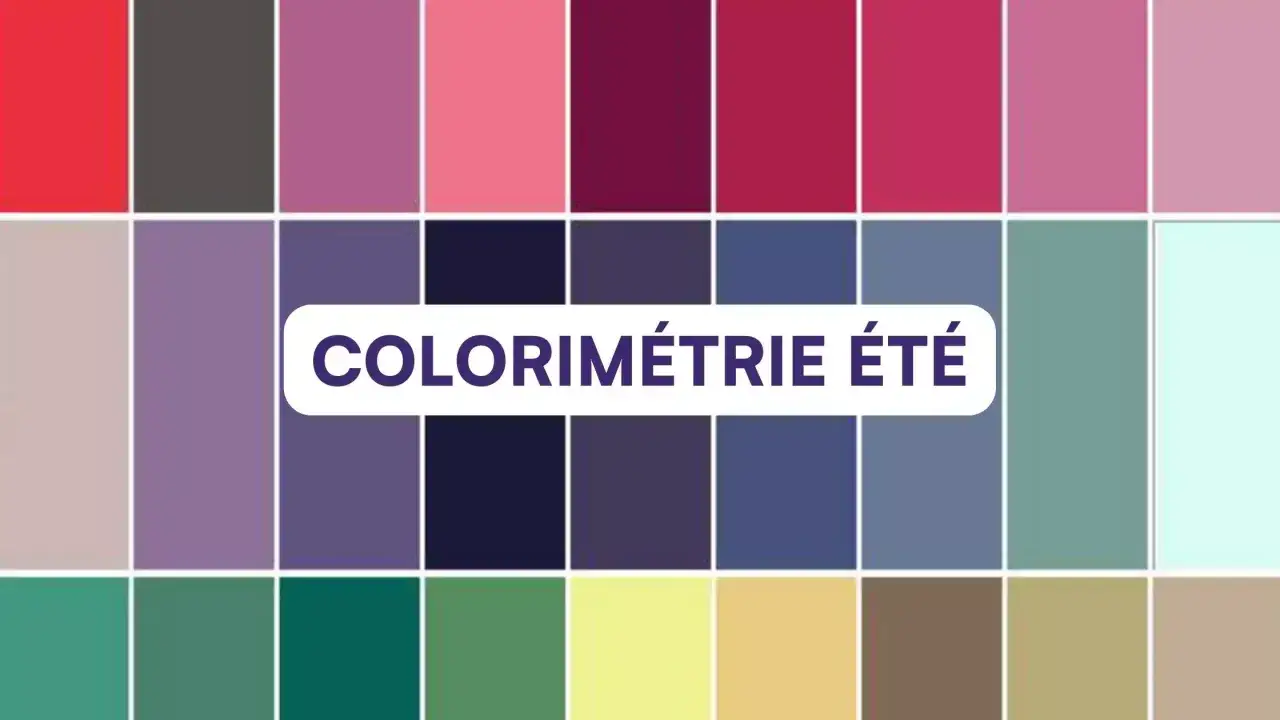 Palette de couleurs douces et pastel, &eacute;voquant la colorim&eacute;trie &eacute;t&eacute;. Des teintes de rose, violet, bleu et vert se marient harmonieusement.